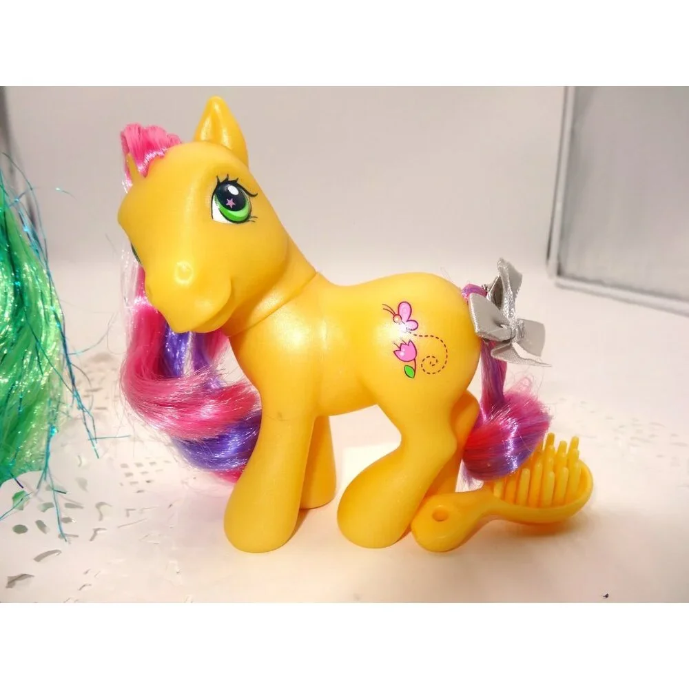 My Little Pony Butterfly Island Shimmer Pony Shell-Belle MLP and Flitter Flutter